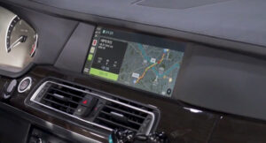 BMW 7시리즈 고화질 카플레이 설치 T맵, 카카오네비 사용