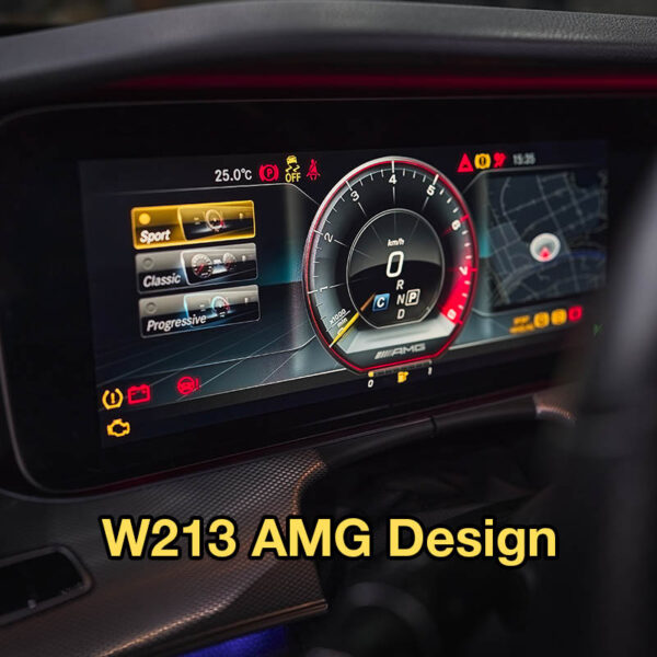 W213 E-Class Wide Cockpit AMG Design coding