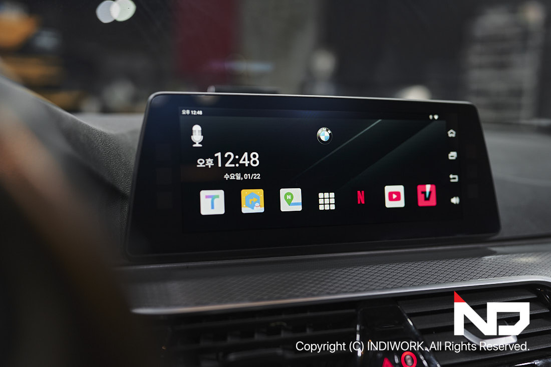 BMW G30 안드로이드 13 차량용 셋탑 QROI300A
