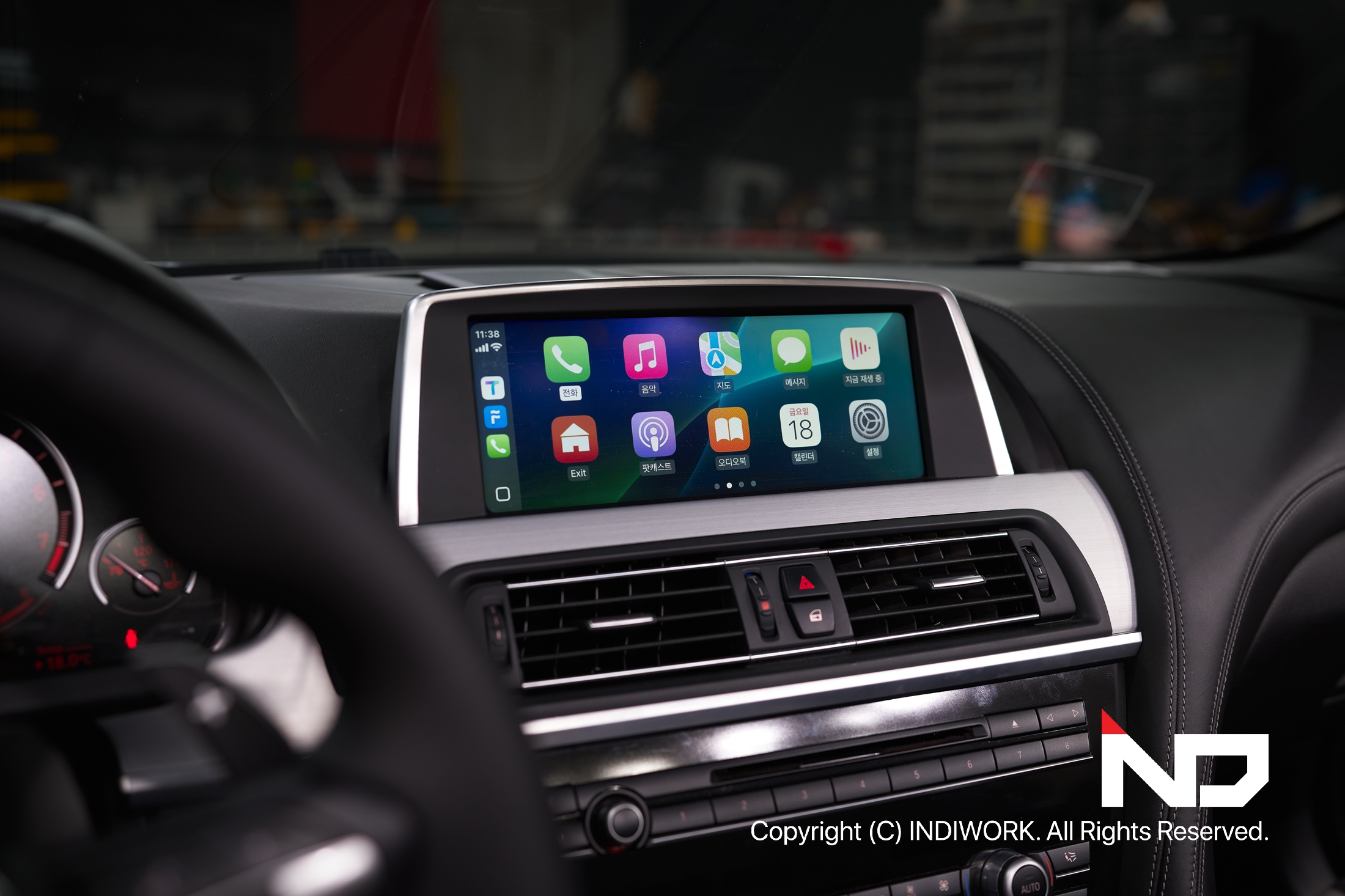 2013 BMW 650i 컨버터블 | 애플 카플레이 & 안드로이드 오토 SCB-CIC-X 빌드업