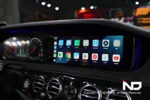 벤츠 S클래스 W222 후기형 에어터치 정전식 터치패널 & 카링킷프로3 터치 컨트롤