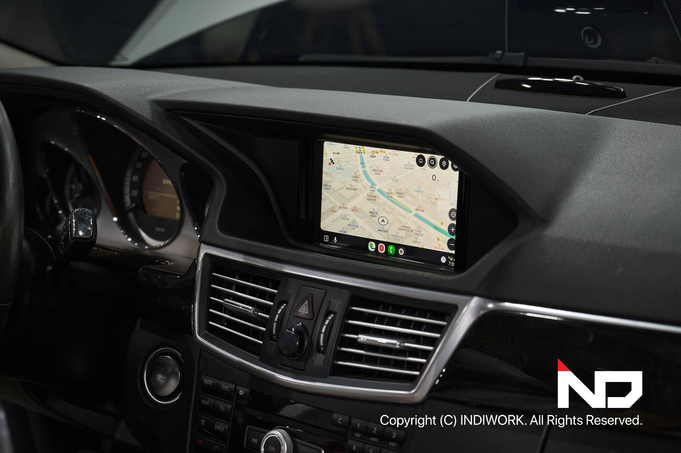 2011 E350 W212 무선안드로이드오토