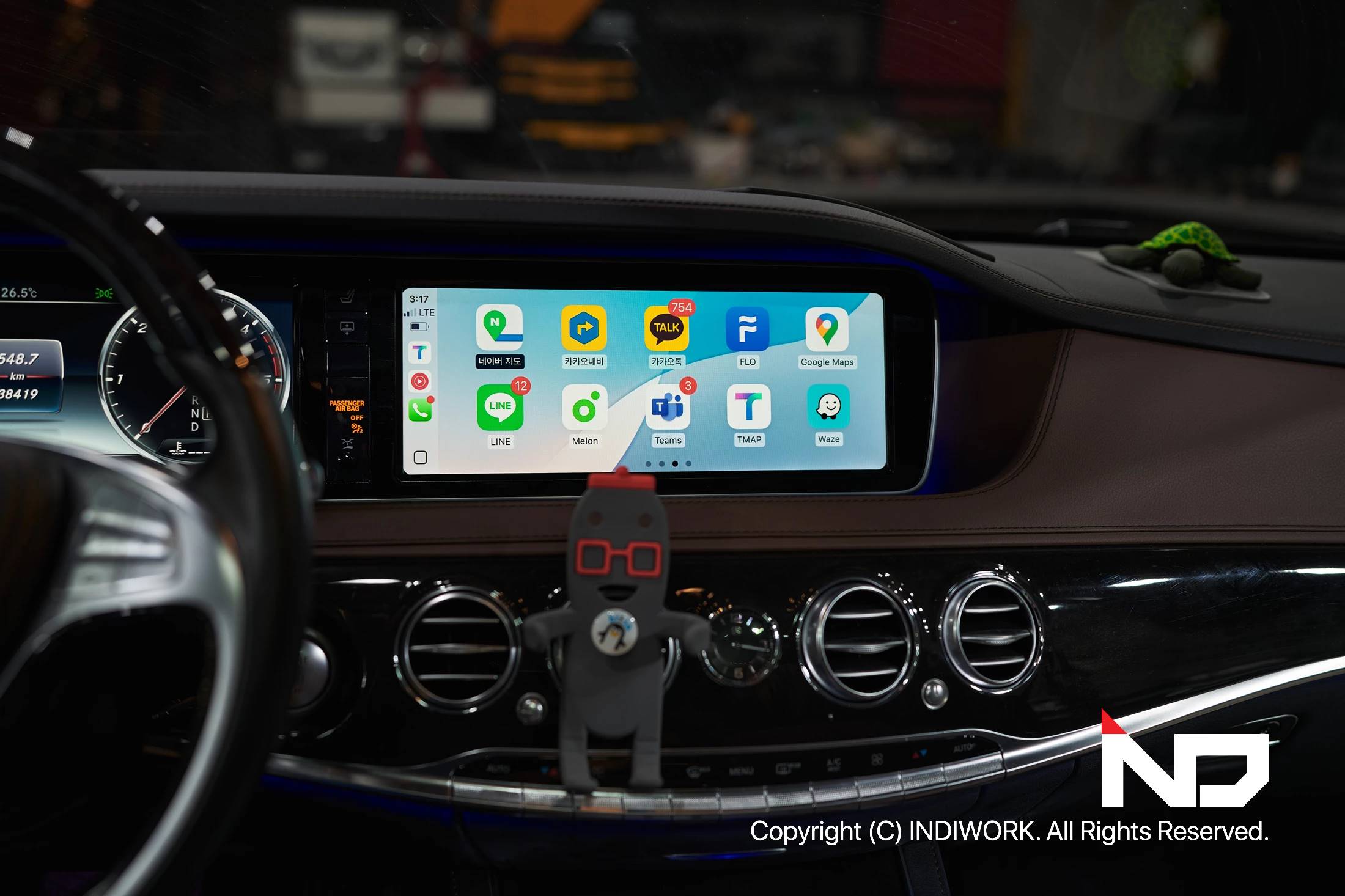 벤츠 S350 무선카플레이